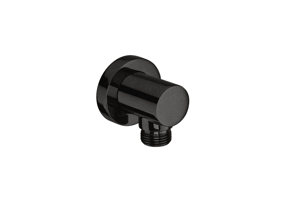 ROCA A5B1450NM0 AQUA Toma de Agua de 1/2" para Flexible de Ducha Negro Titanio Cepillado