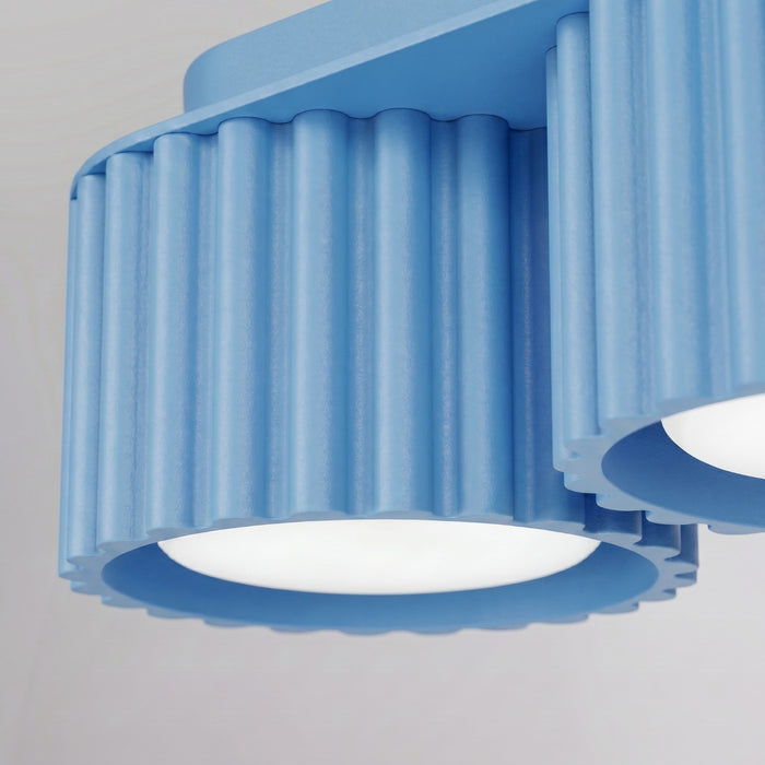 SOLLUX SL.2643 Plafón AURA 3 azur Gx53