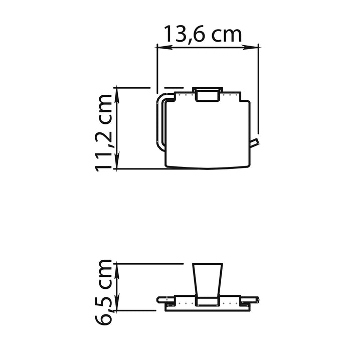 GEDY TN258800000 TONALE Portarrollo Oro Mate