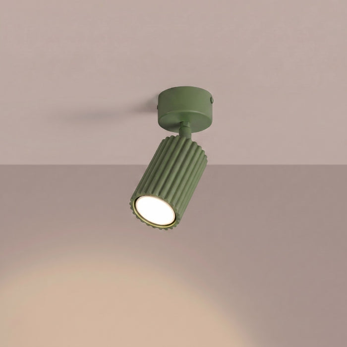 SOLLUX SL.1915 Plafón KARBON 1 verde oliva