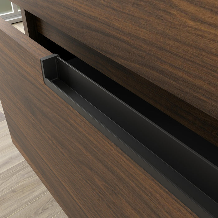 SALGAR 122015 LENI Mueble+Lavabo LISBOA 2 Senos 140cm Nogal