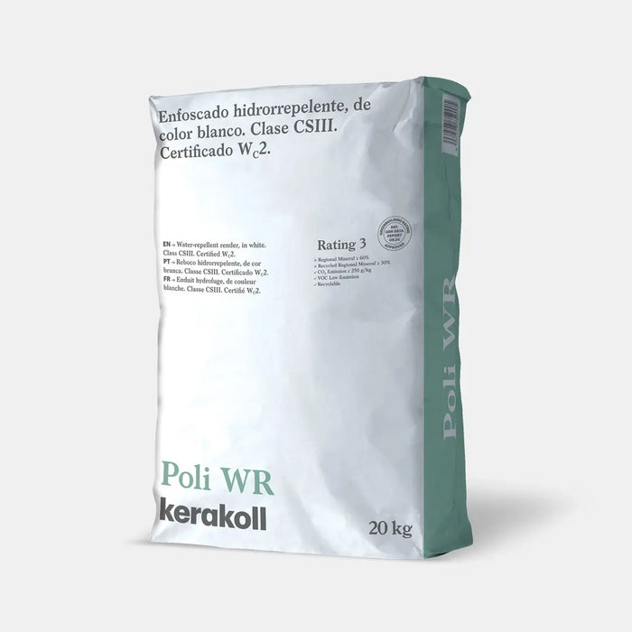 KERAKOLL K79461 Poli WR Enfoscado Hidrorrepelente Gris 20 kg