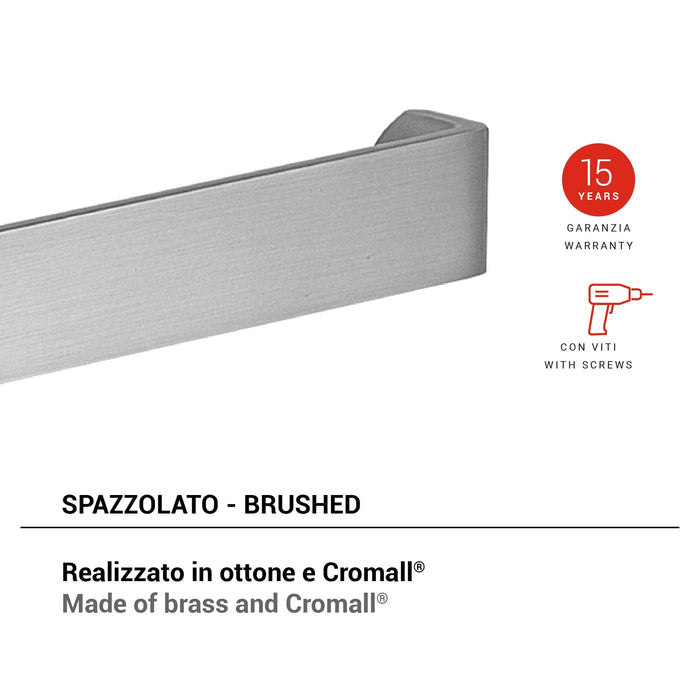 GEDY PI243800000 PIRENEI Brushed Toilet Paper Holder