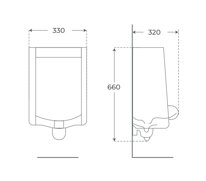 FOSSIL NATURA 00200 DUMPEL Urinario Cuadrado