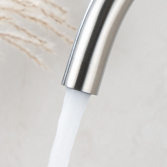 LLAVISAN L169734 Single-lever Kitchen Faucet Uve Brushed Steel