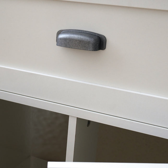 MUEBLES PITARCH Mueble de Lavabo Toscana Blanco/Roble Cambrian