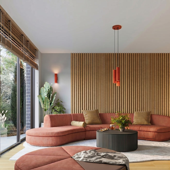 SOLLUX SL.2346 Aplique de pared KARBON 20 rojo