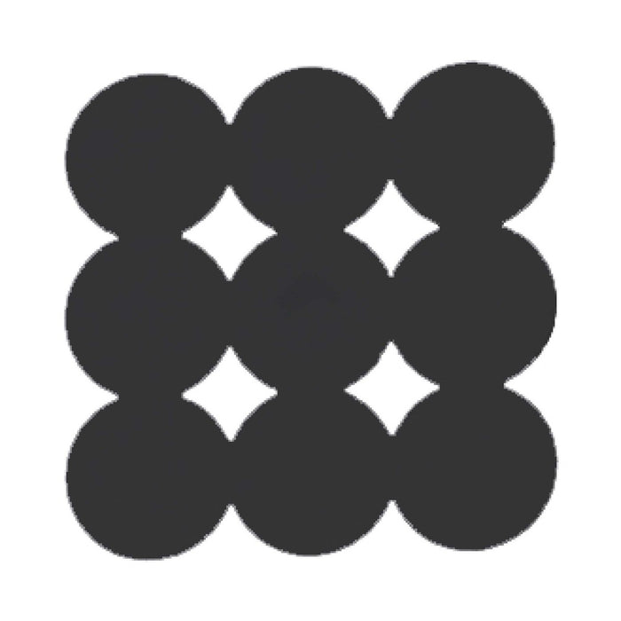 GEDY 9855551430 Antideslizante 55X55 cm Negro