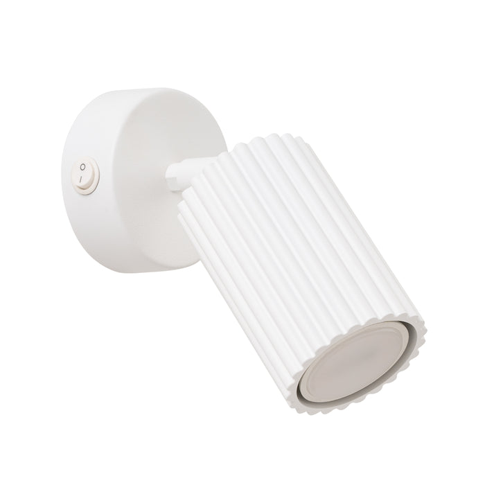 SOLLUX SL.1541 KARBON Aplique  Blanco Con Interruptor