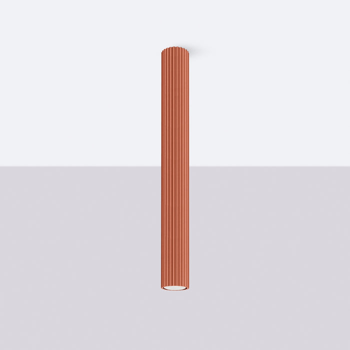 SOLLUX SL.1629 KARBON Lámpara De Techo 60 Rojo Ocre