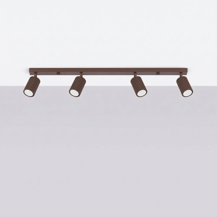 SOLLUX SL.2375 Plafón KARBON 4L marrón