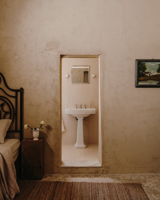 VALADARES NEOCLASSICA Lavabo con Pedestal 61 Blanco