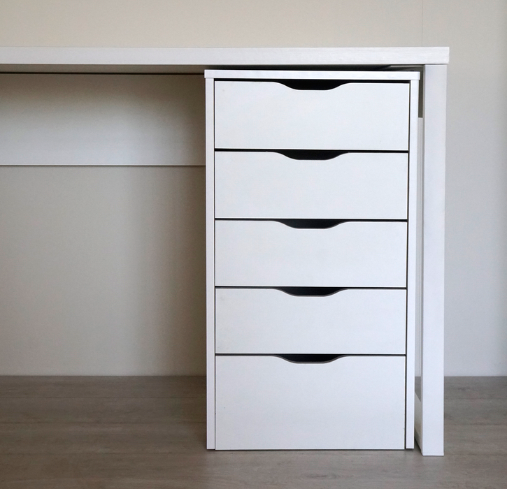 MUEBLES PITARCH Chest of Drawers 5 Drawers Eko White