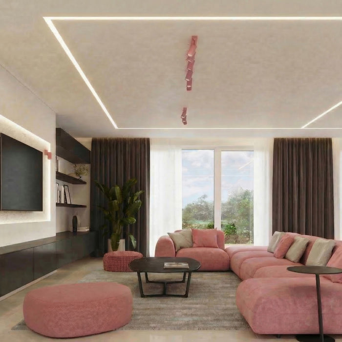 SOLLUX SL.2172 Plafón RING 2 rosa