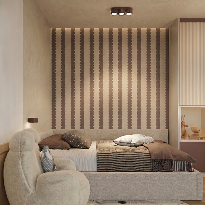 SOLLUX SL.2626 Aplique de pared AURA marrón Gx53