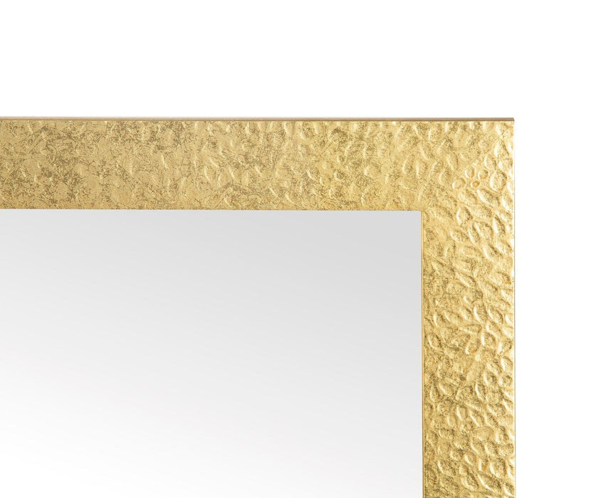 ANDREA HOUSE AX22544 Espejo Pared Dorado Madera 70x100 CM