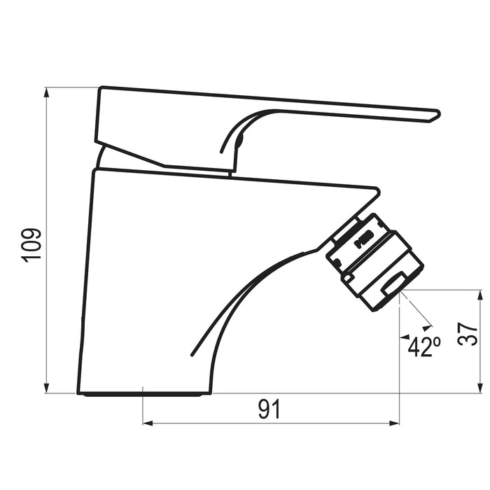 PRESTO 715700E Ingo plus bidet Cromo