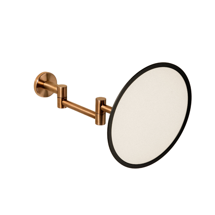 COSMIC ARCHITECT SP Espejo Aumento x5 De Pared Cobre Cepillado PVD