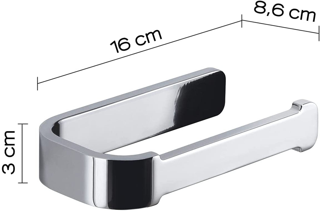 GEDY 32241300000 OUTLINE Portarrollos Sin Tapa Cromo