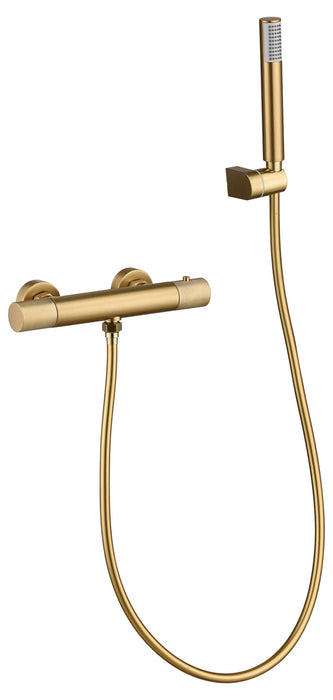 IMEX BTD038-5OC LINE Shower Faucet Brushed Gold Color