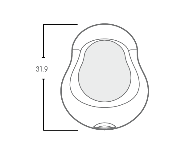 GEDY DD029300900 DA-DAM Orinal Escalera Infantil Blanco/Naranja