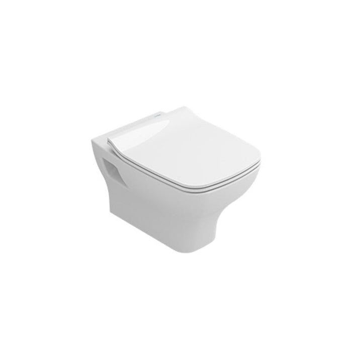 SANITANA POP SQUARE Rimless Wall Hung Toilet Glossy White
