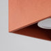 SOLLUX SL.2109 Plafón Quad 1 Ocre Rojo