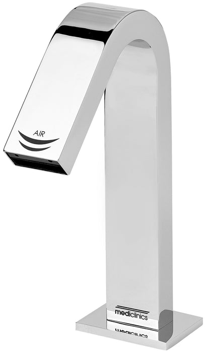 MEDICLINICS UCM092A Brass Chrome Washing and Drying Unit with Glossy Finish