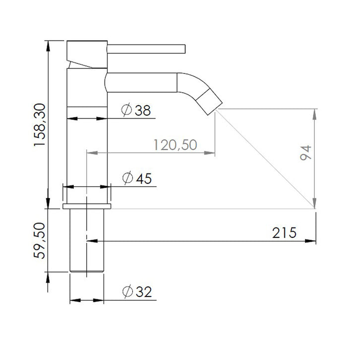 PRESTO 8675099 Nox lavabo Inox