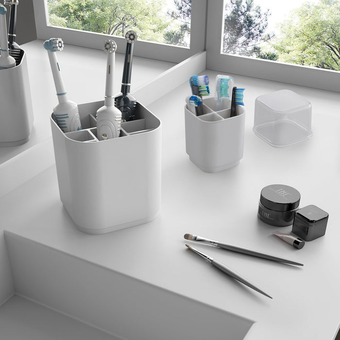 GEDY 63056600300 SEVENTY Porta Cabezales Cepillo de Dientes Beige