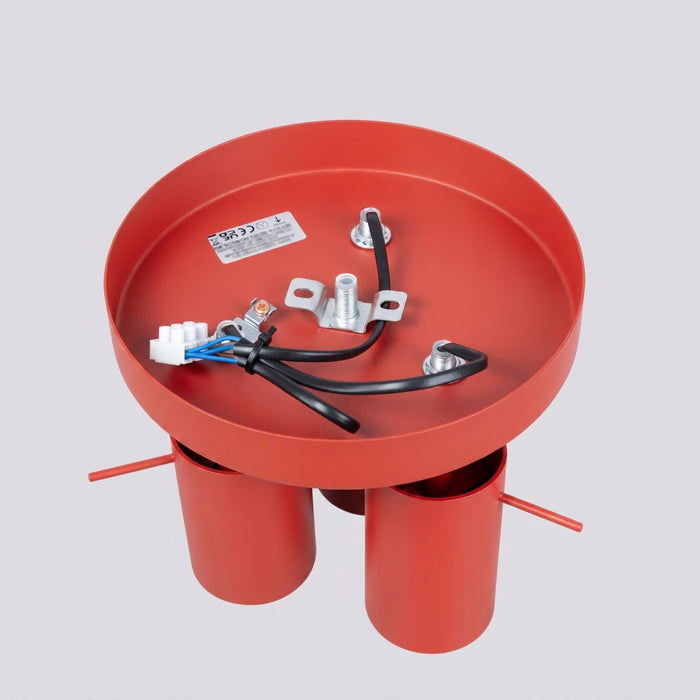 SOLLUX SL.2192 Plafón RING 3P rojo