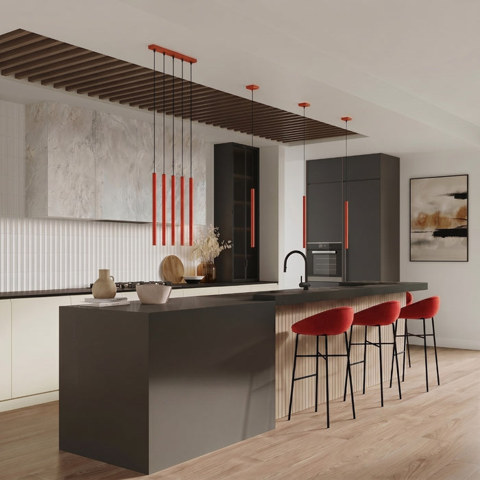 SOLLUX SL.2141 Lámpara colgante PASTELO 1 rojo