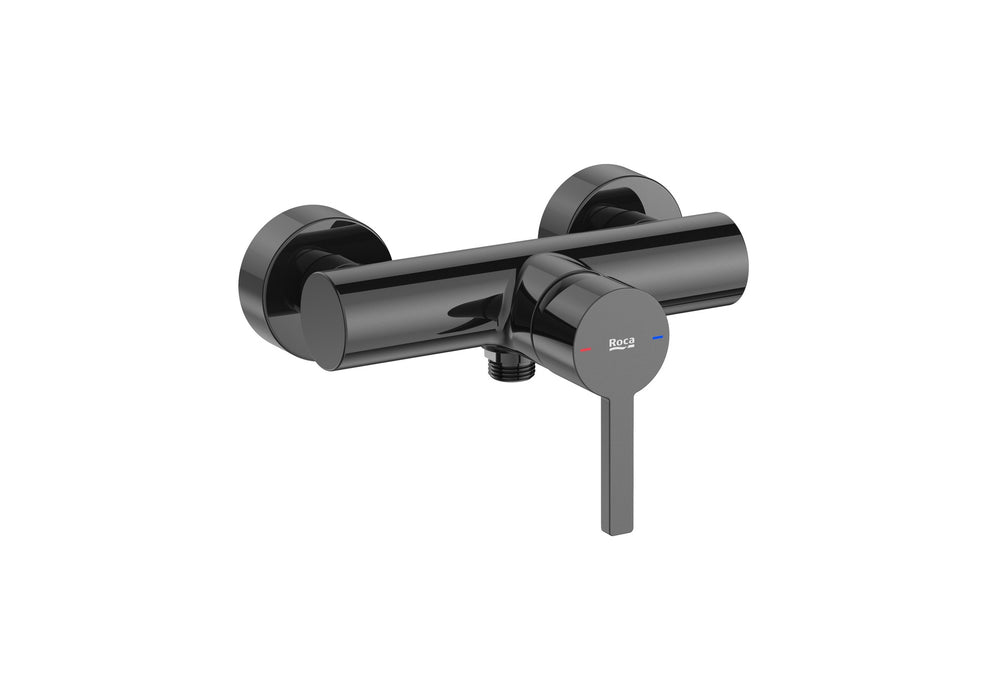 ROCA A5A2196CN0 NAIA Grifo Monomando Ducha Negro Titanio