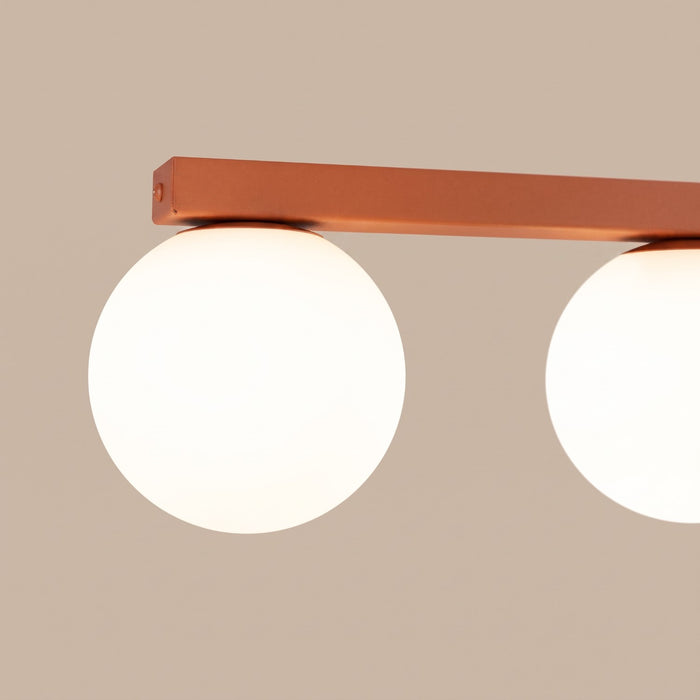 SOLLUX SL.2246 Plafón Yoli 3 Ocre Rojo