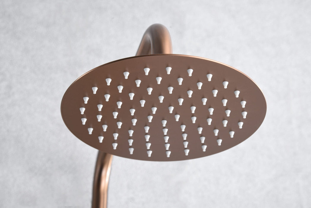 IMEX BTD038/ORC LINE Conjunto Ducha Termostático Oro Rosa Cepillado