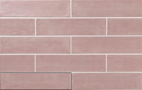 CARMEN A040531 ACQUARELLA ROSE 7,5X30 Azulejo Esmaltado