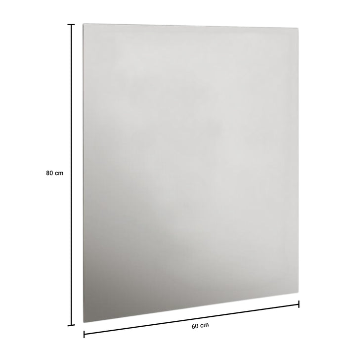 GEDY 34010000000 ANTHONY Espejo reversible de pared con LED 60x80 canto pulido
