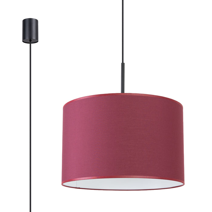 SOLLUX SL.1852 Lámpara colgante NEVIA burdeos burdeos/negro
