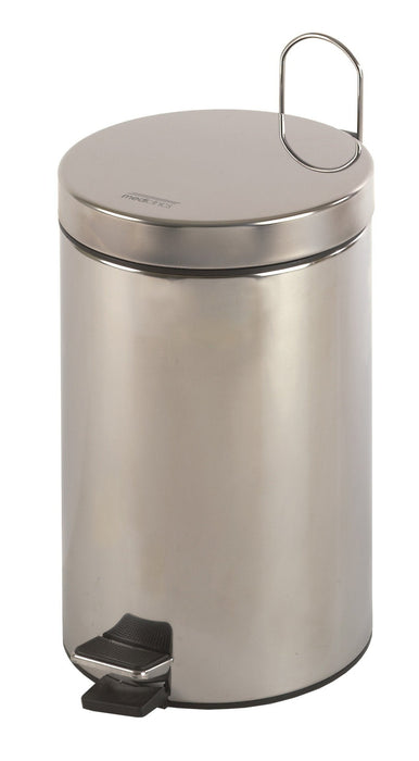 MEDICLINICS PP1312CS Cubo Pedal Redondo 12L Inox Satinado