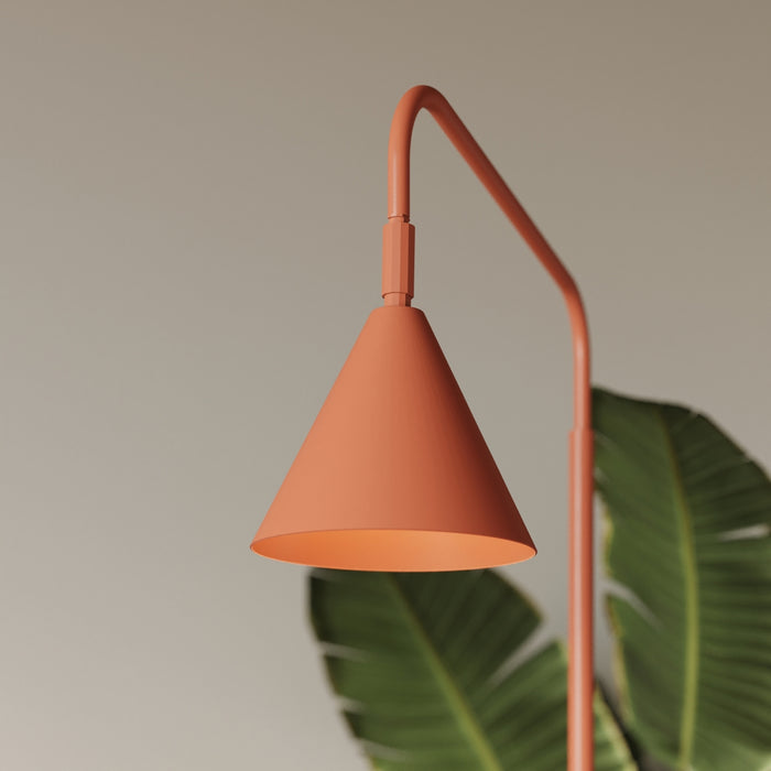 SOLLUX SL.2586 Lámpara de pie NOX ocre rojo
