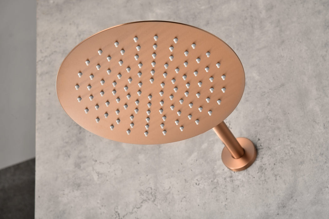 IMEX GTM039/ORC MONZA Thermostatic Built-in Shower Faucet Set Brushed Rose Gold