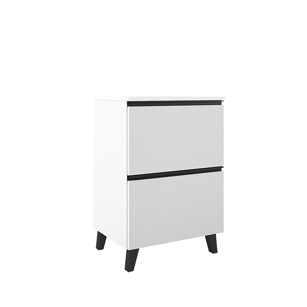 VISOBATH GRANADA Conjunto Completo A Suelo 2 Cajones Blanco Ada Mate