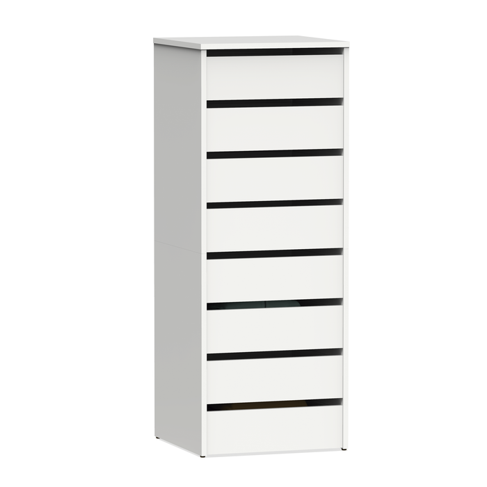 MUEBLES PITARCH Turin Chest of Drawers White High Gloss