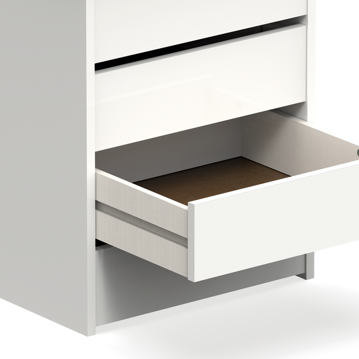MUEBLES PITARCH Turin Chest of Drawers White High Gloss
