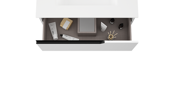 VISOBATH ELEVEN Mueble de Baño con Lavabo Suspendido Blanco Ada Mate Mate