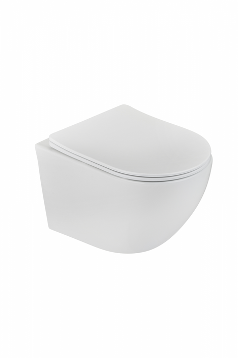 STROHM TEKA PACK MANACOR Inodoro Suspendido Rimless Pulsador Cromo