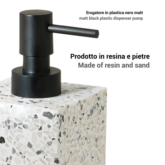 GEDY ZO802000000 ZOE White Black Dispenser