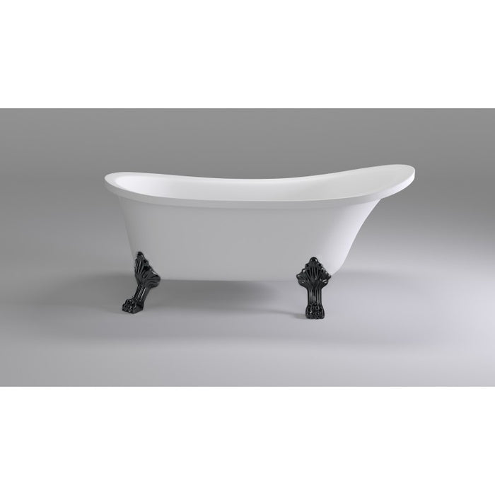 FOSSIL NATURA 06425 CAVELLY Bañera Blanca Con Patas Negras