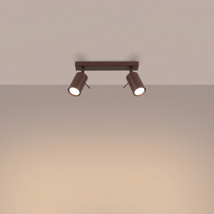 SOLLUX SL.2196 Plafón RING 2 marrón