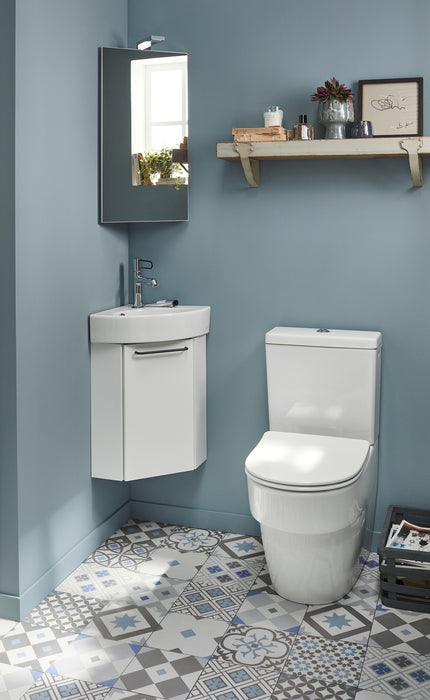 JACOB DELAFON CUJT104-00 ODÉON RIVE GAUCHE Inodoro completo de salida dual Sin Brida  carenado a pared